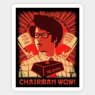 I.T. Crowd Chairman WOW Maurice Moss Sticker